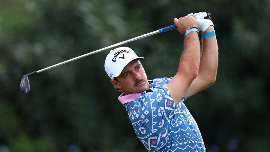 David Micheluzzi tees up in DP World Tour Playoffs