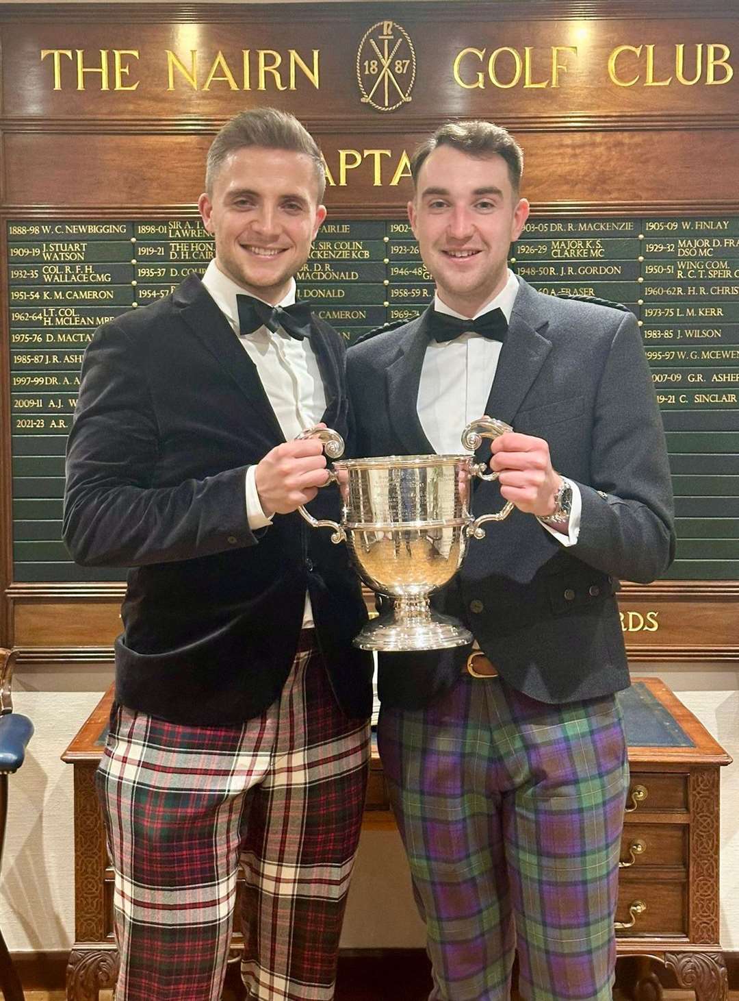 (left) Andrew Burgess & Sean Lawrie.