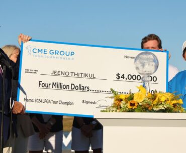 CME Group Tour Championship 2024 LPGA prize money payouts