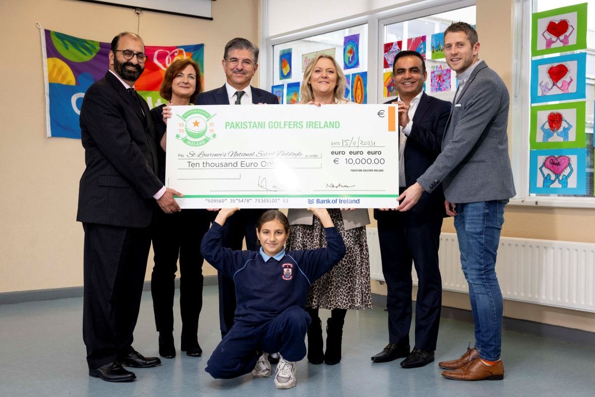 Pakistani Golfers Ireland raise €10,000 for St. Laurence’s NS, Baldoyle Pakistani Golfers Ireland raise €10,000 for St. Laurence's NS, Baldoyle