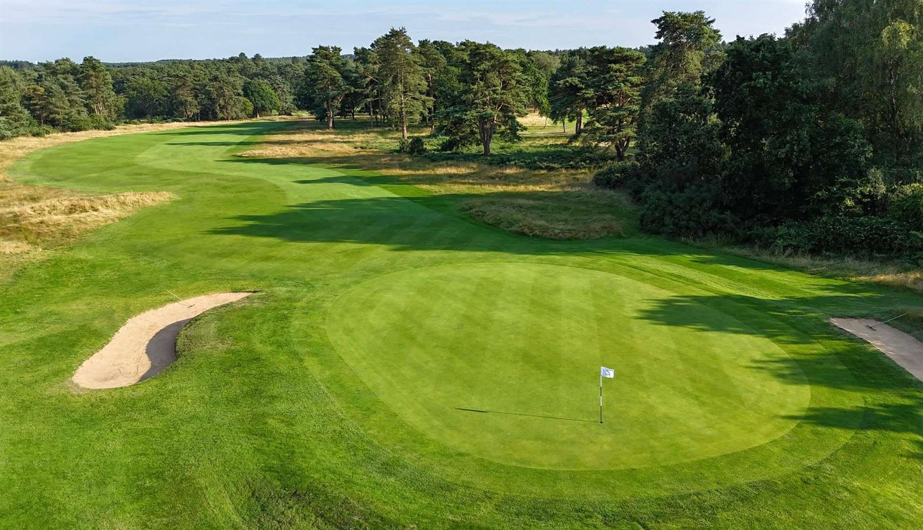 The 2nd hole green at Thetford Golf Club Picture: David Ball