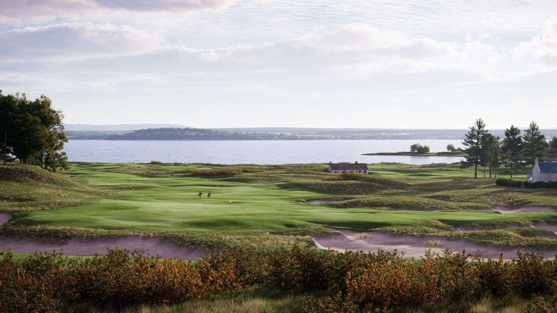 An artist's impression of the seventh hole at Cabot Highlands' new Old Petty course. Rendered by: Harris Kalinka, Picture: Cabot Highlands website