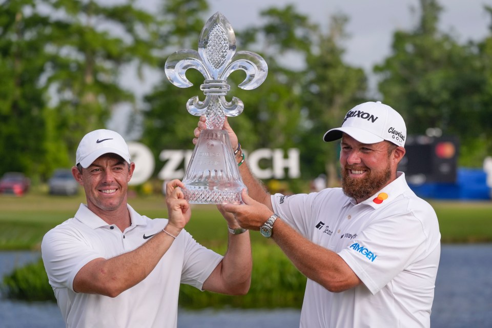 Lowry and McIlroy won the Zurich Classic team event but the Offaly star failed to win an individual event on the PGA Tour