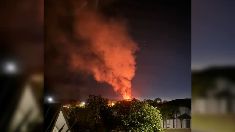 A fire at Auckland's Gulf Harbour Country Club on Saturday morning.
