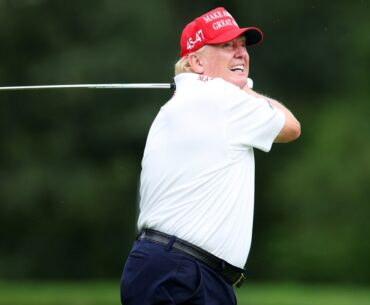 President-elect Trump takes on pro golf champion Dustin Johnson at Trump International Golf Course
