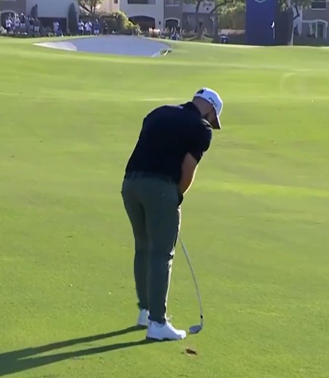 But the Wycombe golfer was instantly unimpressed with his drive