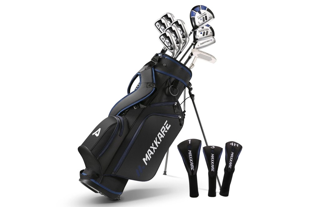 MaxKare Complete Golf Clubs Set Golf Men's Regular 9-Piece Complete Set