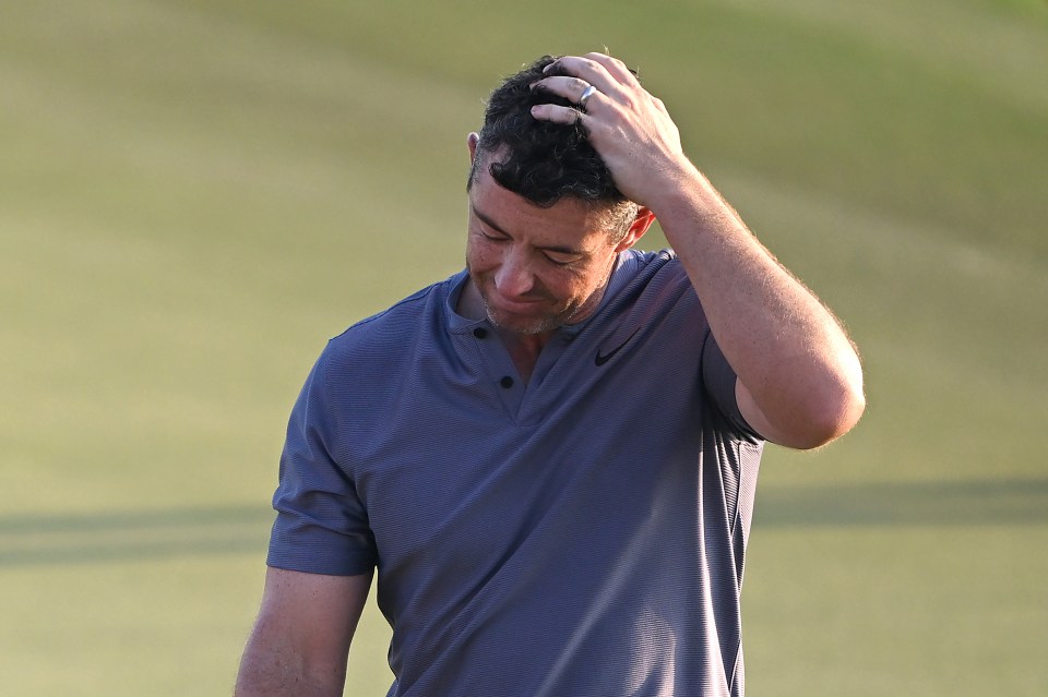 Things came undone for McIlroy somewhat on the second day as he left himself an uphill task