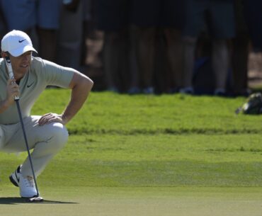 McIlroy tied for lead with Hojgaard and Rozner after 3rd round in Dubai as hot-headed Hatton fades