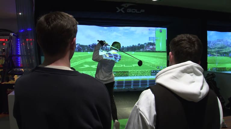 X-Golf Avonhead has become a regular spot for the trio to visit.