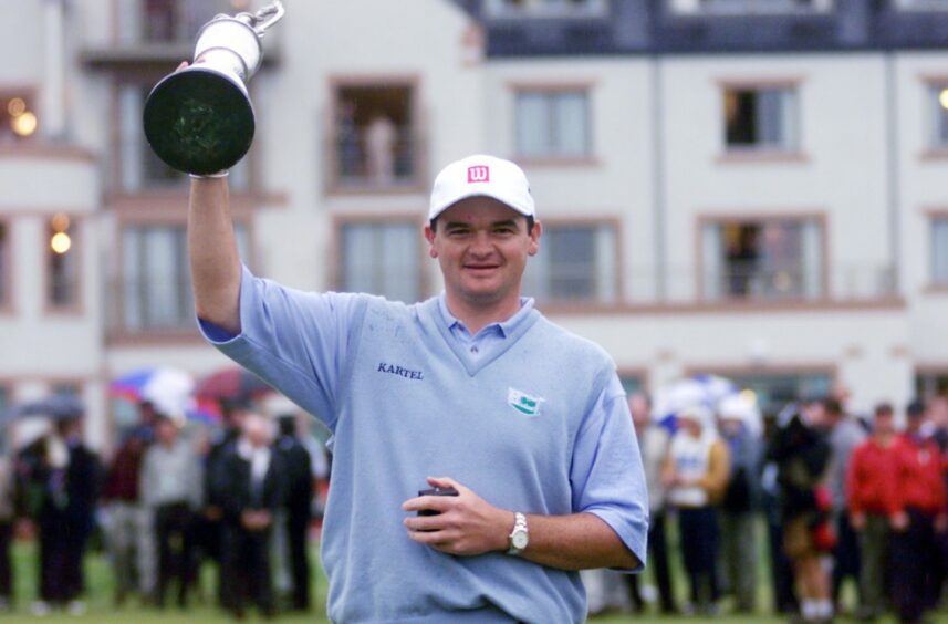 Paul Lawrie Carnoustie Open Championship.