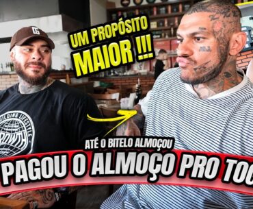 LÉO STRONDA PAGOU O ALMOÇO DO TOGURO E DE TODOS NA MESA - BITELO COMEU 3 PRATOS!