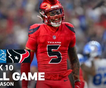 Detroit Lions vs. Houston Texans FULL GAME | NFL 2024 Season Week 10