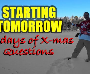 25 CHRISTMAS ANSWERS STARTS TOMORROW. ☃️🎅