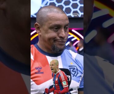 'MESSI, FORGIVE ME!' 🤣 ROBERTO CARLOS names the BEST LEFT FOOT EVER! #shorts