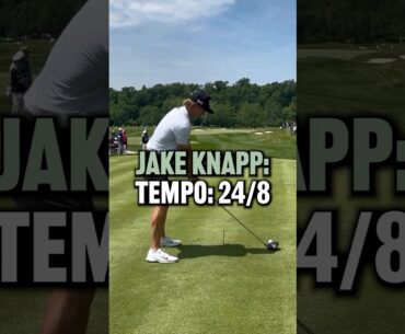 Does Jake Knapp have the smoothest swing on the PGA Tour right now? #golf