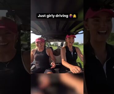 Just a girl #ladygolfer #golfgirl #funny #ladygolfers #golfswing #ladiesgolf
