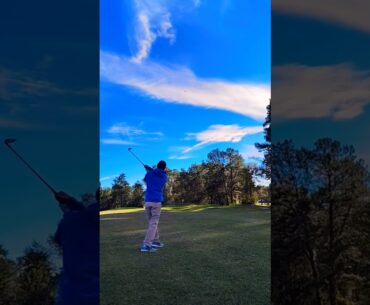 40 yards out hitting Sand wedge. #golf #shortgame #golflife #golfclubs #wedges #golfshorts #golfshot