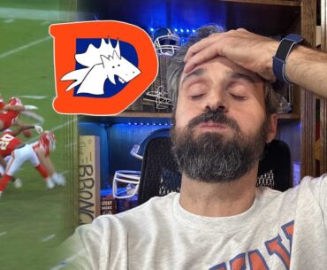 Live Reaction: Broncos Fan Horrified by Chiefs Game Winning Block
