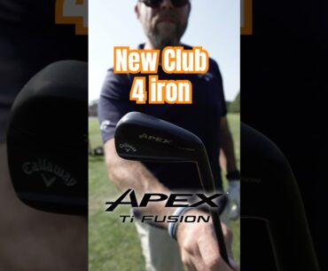 Ti Fusion 4 iron is turning out to be a great gap filler in my bag. @callawaygolf #golfclubs