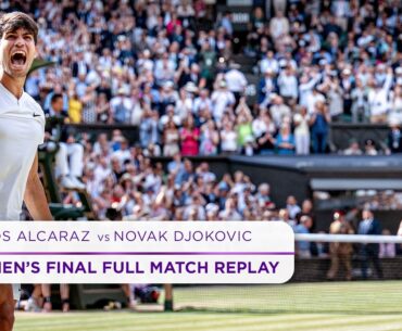 Carlos Alcaraz v Novak Djokovic | Gentlemen's Singles Final | Full Match Replay | Wimbledon 2024