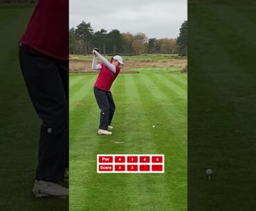 4 holes in 40 seconds with Annabel Peaford ⛳ | #golf #golfer #golfswing #golflife