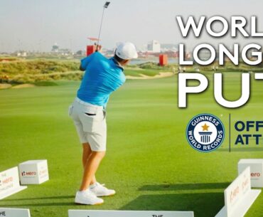 The World’s Longest Golf Putt EVER | GUINNESS WORLD RECORDS™ Title 2024 | 417 FEET!