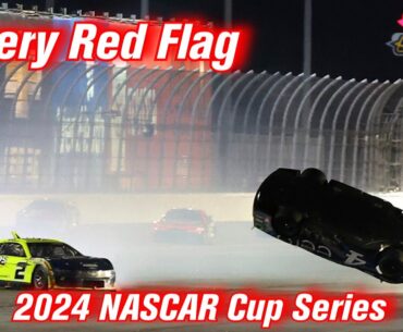 Every Red Flag: 2024 NASCAR Cup Series