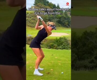 Grace charis new golf swing #golfshorts #gracecharis
