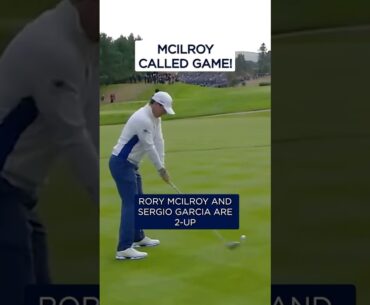 Rory McIlroy's AMAZING match-winning shot! 😱