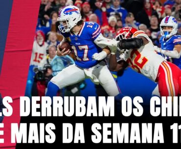 BILLS TIRAM INVENCIBILIDADE DOS CHIEFS, STEELERS VENCEM RAVENS, SEAHAWKS DERRUBAM 49ERS, E MAIS