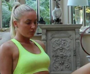 British Golf Star Charley Hull shares Bra-less Swing videos