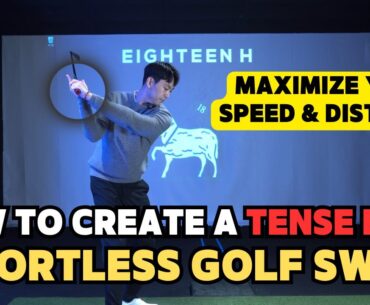 Create a tense free effortless golf swing with this secret method!