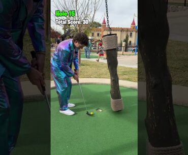 Can I Break A Mini Golf COURSE RECORD?? (Holes 13-18)