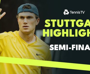 Matteo Berrettini Plays Lorenzo Musetti & Draper vs Nakashima | Stuttgart 2024 Semi-Final Highlights
