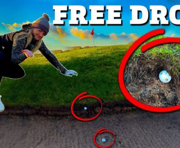 Can I Drop My Ball Out Of A Bunker?