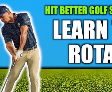 You’ll Never Learn How To Rotate In The Golf Swing without THIS (Simple Golf Tip)