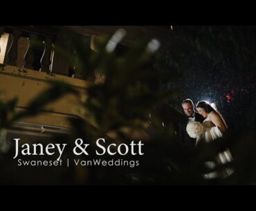 Cinematic Vancouver Wedding In The Rain - Swaneset Golf Course