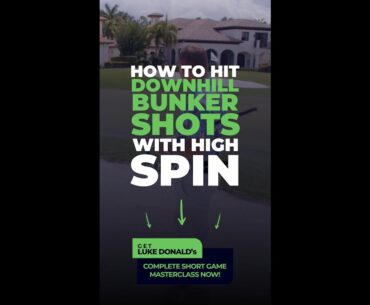 Bunker shots giving you nightmares? Here's how the pros do it! 💪  Watch as Luke Donald tackles ...