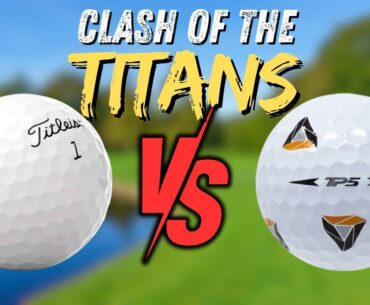 Which is The BEST Golf Ball in the WORLD!? | Titleist Pro v1 VS TaylorMade TP5!