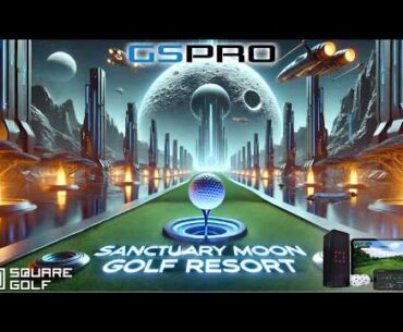 GSPro's Best Course EVER?!? ★ Sanctuary Moon ★ On Square Golf Launch Monitor!