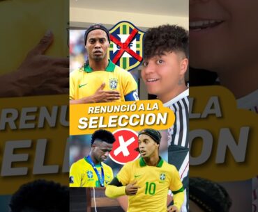😳 Ronaldinho dijo que la selección brasileña era una vergüenza #futbol #viral #football #soccer