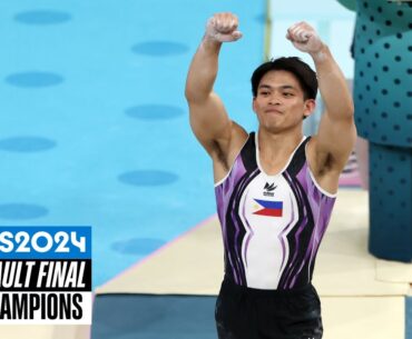 🥇🥇 A second GOLD for Carlos Yulo 🇵🇭 - Men's Vault Final | Paris Champions