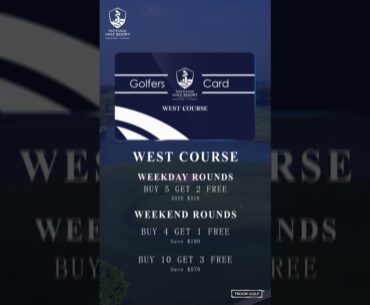 Vattanac Golf Resort Golfer Cards