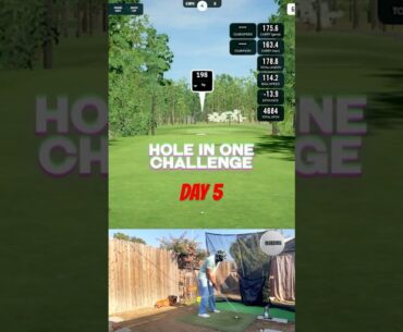 198yds⛳️Hole in one challenge!⛳️#fypage #fypyoutube #fyp #golf #golfswing #youtubeshorts #viralvideo