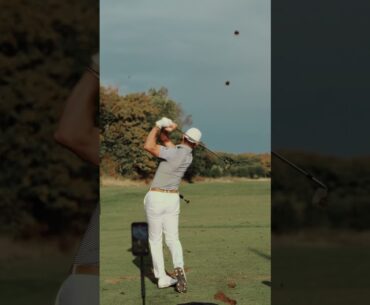 At the range with Billy Horschel ⛳️🏌️ #dunhilllinks