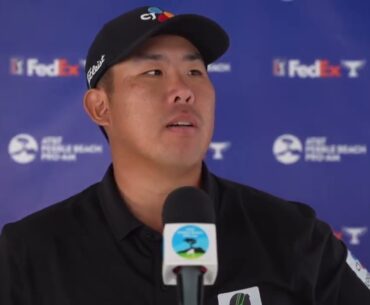 Ben An Friday Flash Interview Korean 2024 AT&T Pro Am Pebble Beach © PGA Tour