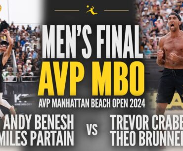 Benesh/Partain vs Tr.Crabb/Brunner | FINALS AVP Manhattan Beach Open 2024