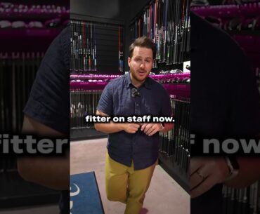 Get fit for custom irony, drivers, and putters!! #golf #golfing #shorts