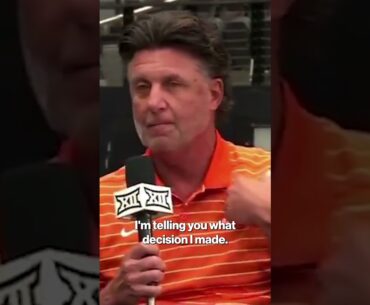 Mike Gundy shares his perspective on RB Ollie Gordon's DUI #shorts